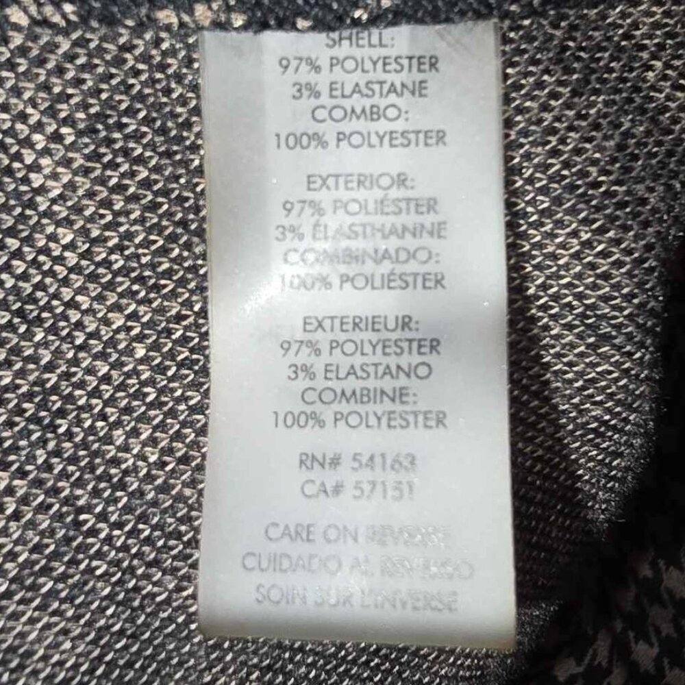 Tommy Hilfiger Houndstooth Twofer Knit Mini Dress - Picture 9 of 9